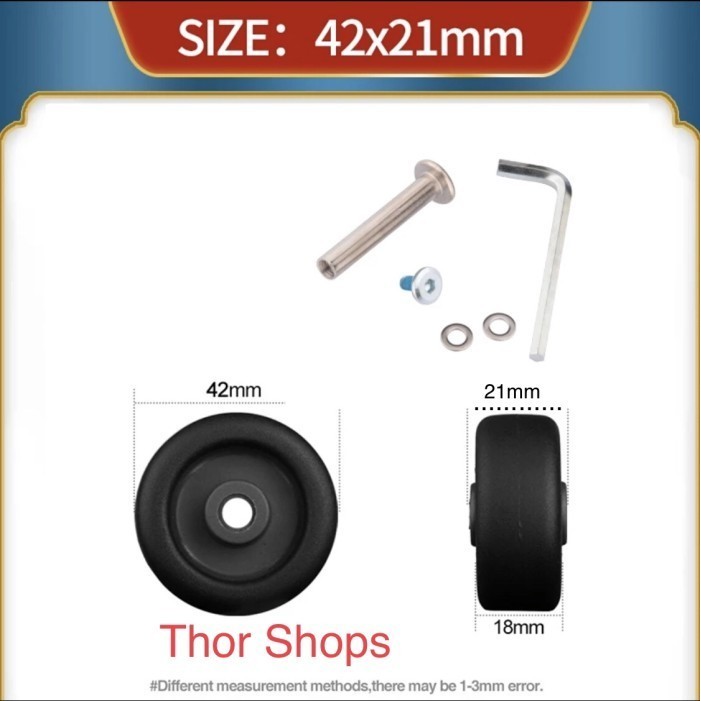 Roda koper diameter 42mm replacement wheel American Tourister - 1 roda