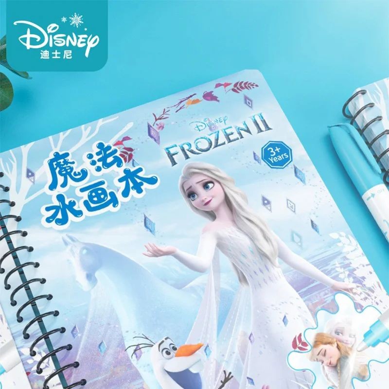 

Disney Frozen Magic Water Drawing Book Children Painting Toys Reusable Coloring Books Sensory Early Education Toys for Kids