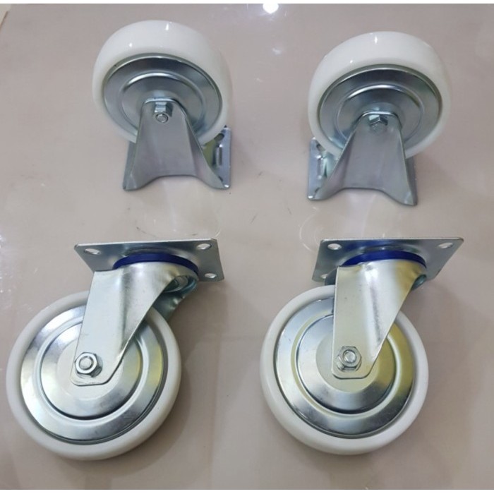 Bisa Instant Roda Troli 8 Inchi Hidup Mati / Roda Nilon 8 Inch