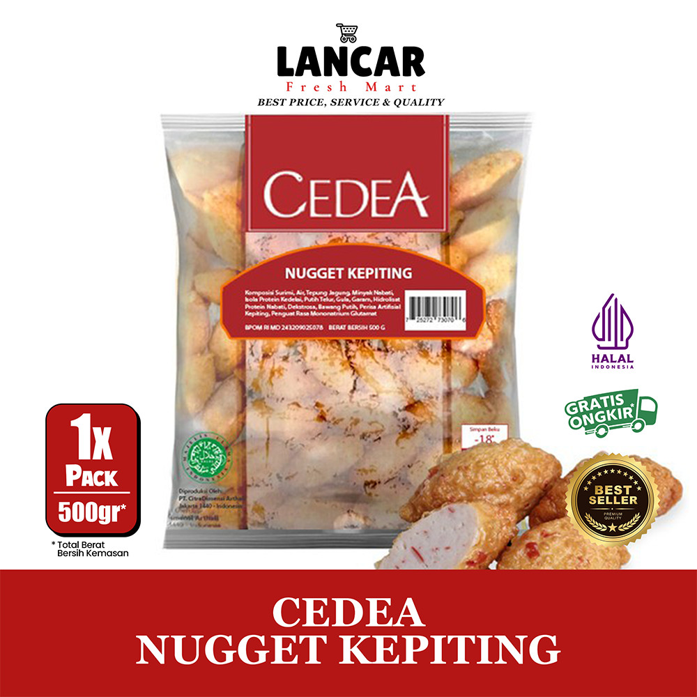 

CEDEA NUGGET KEPITING 500GR