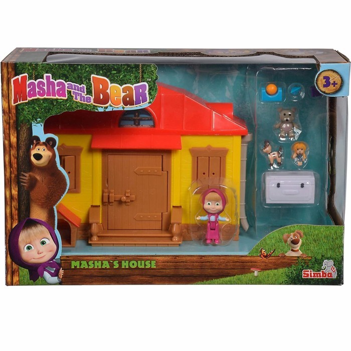 Masha and The Bear House Playset New Edition Original