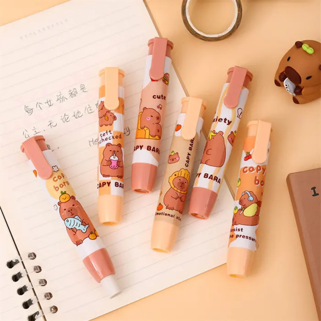 

PENGHAPUS PERS CAPYBARA SISWA SEKOLAH TAMAN KANAK KANAK LUCU GEMAS ERASER HELLO KITTY MY MELODY KUROMI CINAMONROLL POMPOMPURIN ALAT TULIS SCHOOL