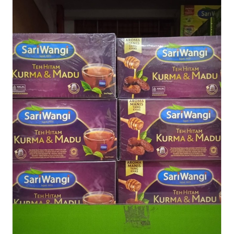 

Sariwangi Teh Hitam Kurma dan Madu isi 25pcs