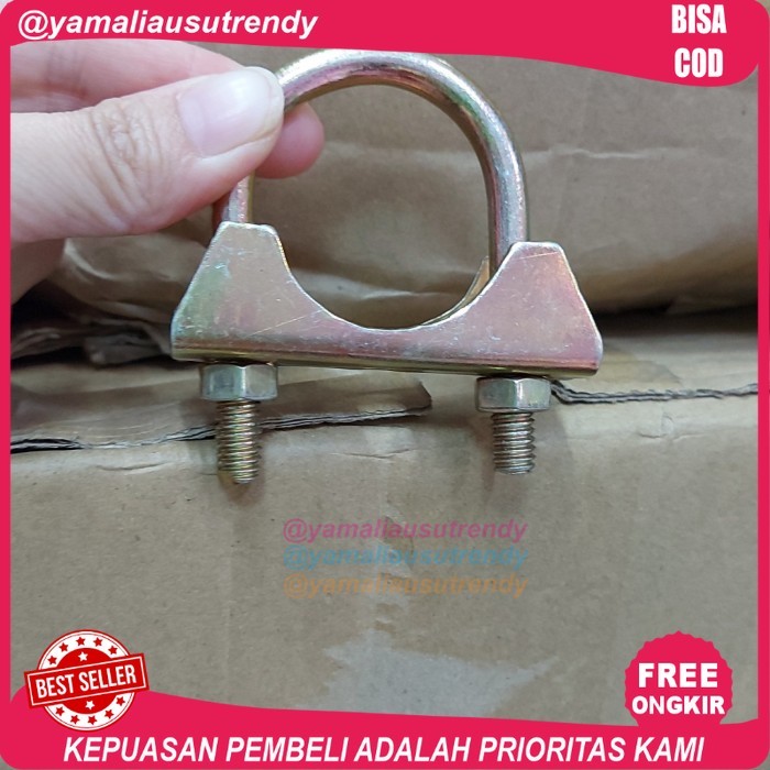Free Ongkir klem Knalpot 2-1/2 inch