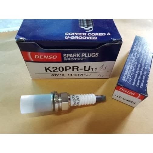 Jual--Cod DENSO ORI K20PR-U11 Busi Avanza old Asli APV K20PRU11 Jazz City Nw K20