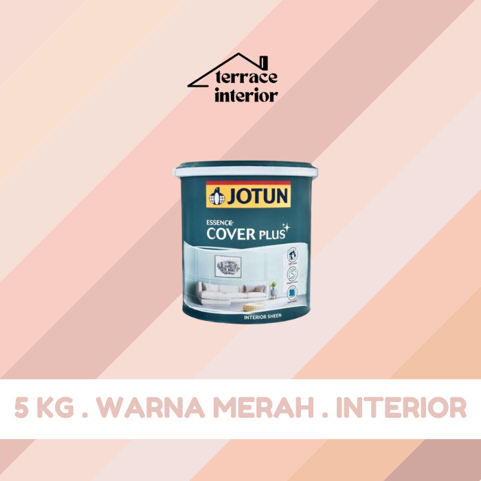 Cat Tembok Jotun Cover Plus Warna Merah 5 kg