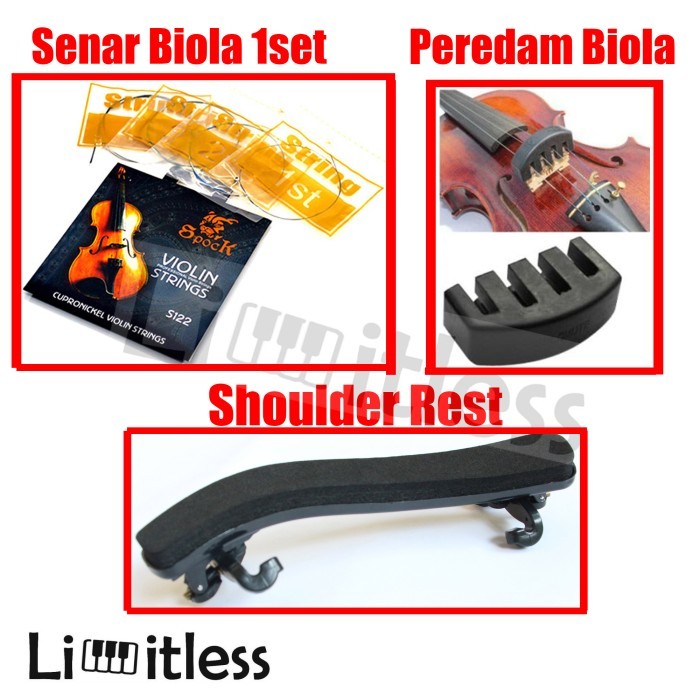 Senar Biola / Violin Strings 1/2 3/4 4/4 Alice A703 Original - Paket B