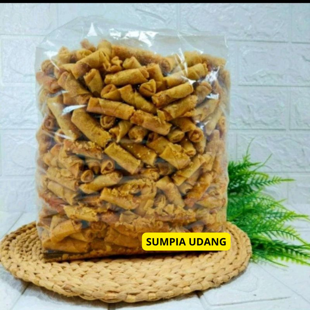 

! Sumpia udang pedas manis sumpia abon super 1kg renyah sumpia udang premium sumpia ebi