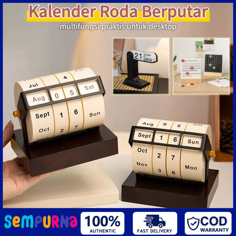 

COD Kalender Abadi Desktop Kalender Ornamen Ruang Tamu Ruang Ornament Living Room Office Desktop