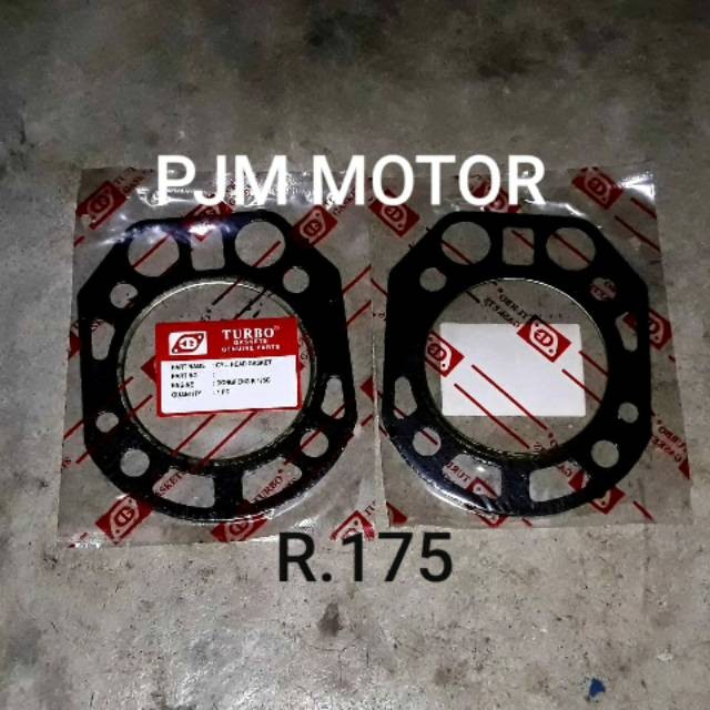 

Gasket Head Paking Deksel Mesin Dongfeng R175 R 175 7pk ( TURBO) amplas