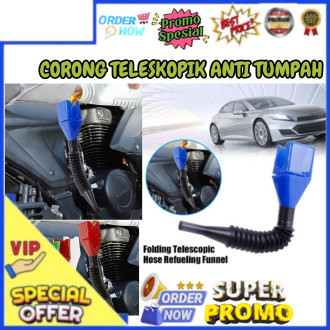 Bisa Cod Corong Plastik Besar Lipat Untuk Minyak Air Bensin Corong Fleksibel Serbaguna Corong Telesk