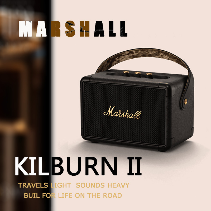 Original 100% Marshall Kilburn II Speaker Portable Wireless Bluetooth Home Outdoor Audio waterproof 
