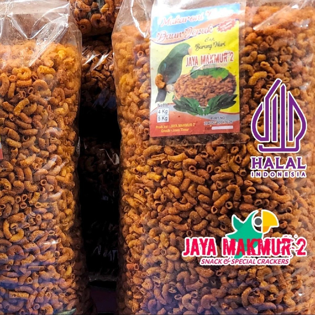 

DISKON 1kg makaroni pedas daun jeruk macaroni