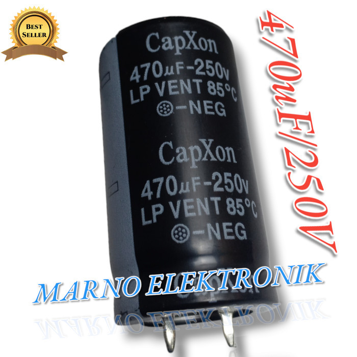 OSA99 ELCO CAPASITOR 470UF 250V 470 UF 250 V 470 MIKRO MICRO KAPASITOR VOLT