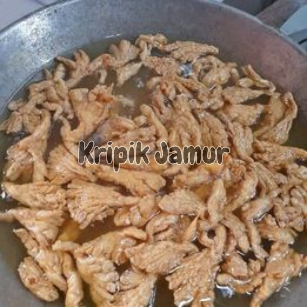 

keripik jamur jamur crispy 1kg jamur krispi jamur tiram crispy