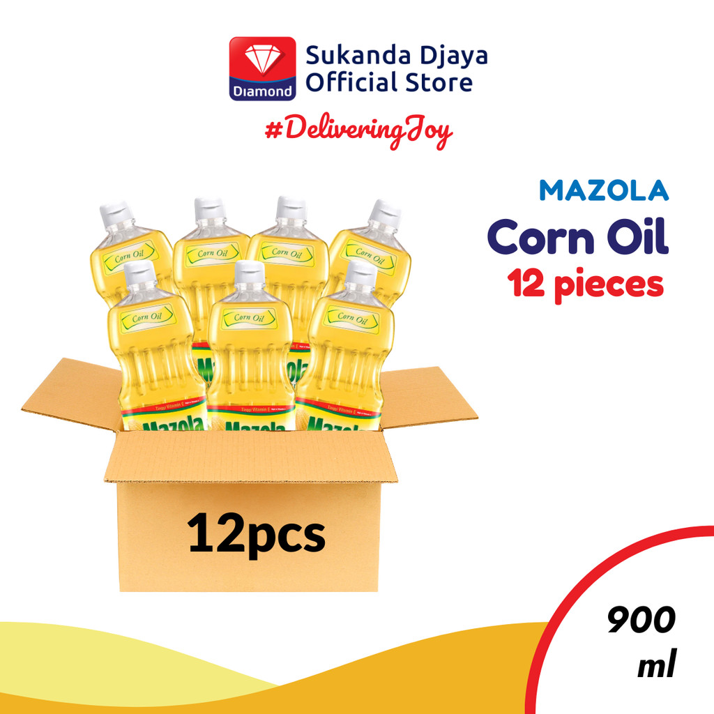 

Mazola Minyak Jagung Corn Oil 900 Ml - 1 Karton