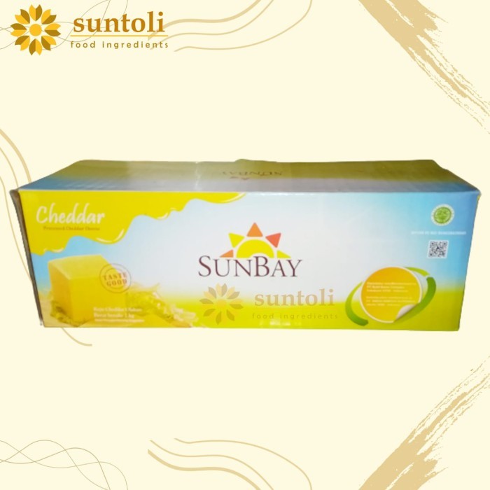 

SUNBAY CHEDDAR CHEESE / KEJU CHEDDAR HIJAU - 2kg