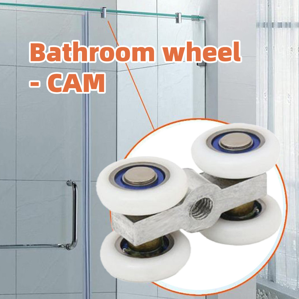 Roda rel pintu geser / Geser Gantung / Roda Gantung Kamar Mandi / Mandi Pintu Kaca Jendela