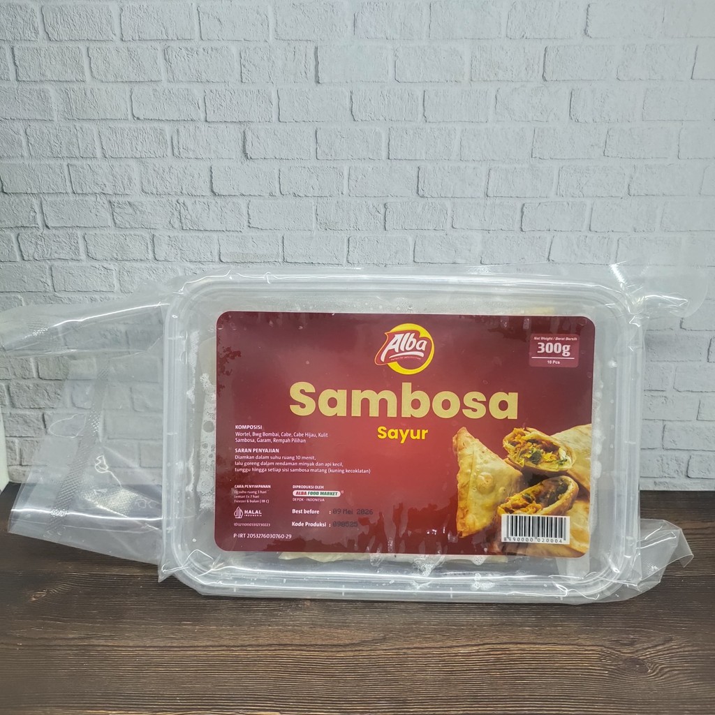 

ALBA FOOD SAMBOSA SAYUR ISI 10PC