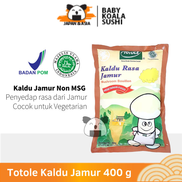 

[[PROMO]] TOTOLE KALDU JAMUR 400gr | Kaldu Vegan