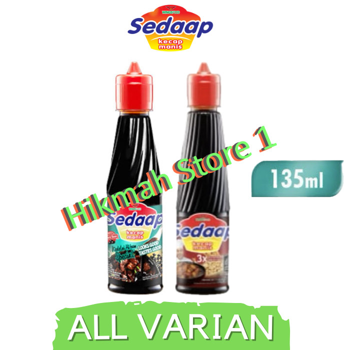 

Sedaap Kecap Manis Kedelai Hitam Spesial Botol 135 ml