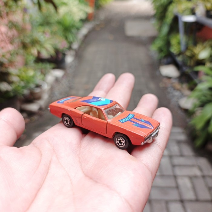 Dodge Charger Yatming Loose Base Besi Vintage Rare VHTF Miniatur Mainan Diecast