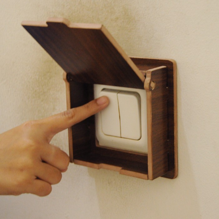 Hiasan Saklar Lampu Dinding MDF Estetik dan Aman untuk Rumah Minimalis