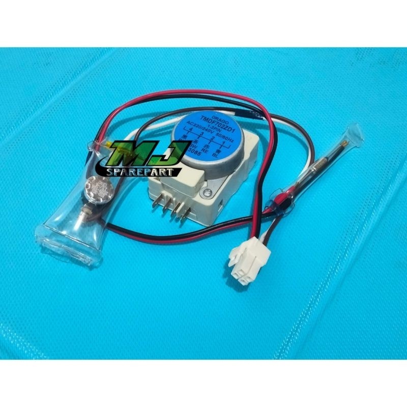 Timer + Defrost Bimetal Kulkas AQua 2 Pintu 1Set