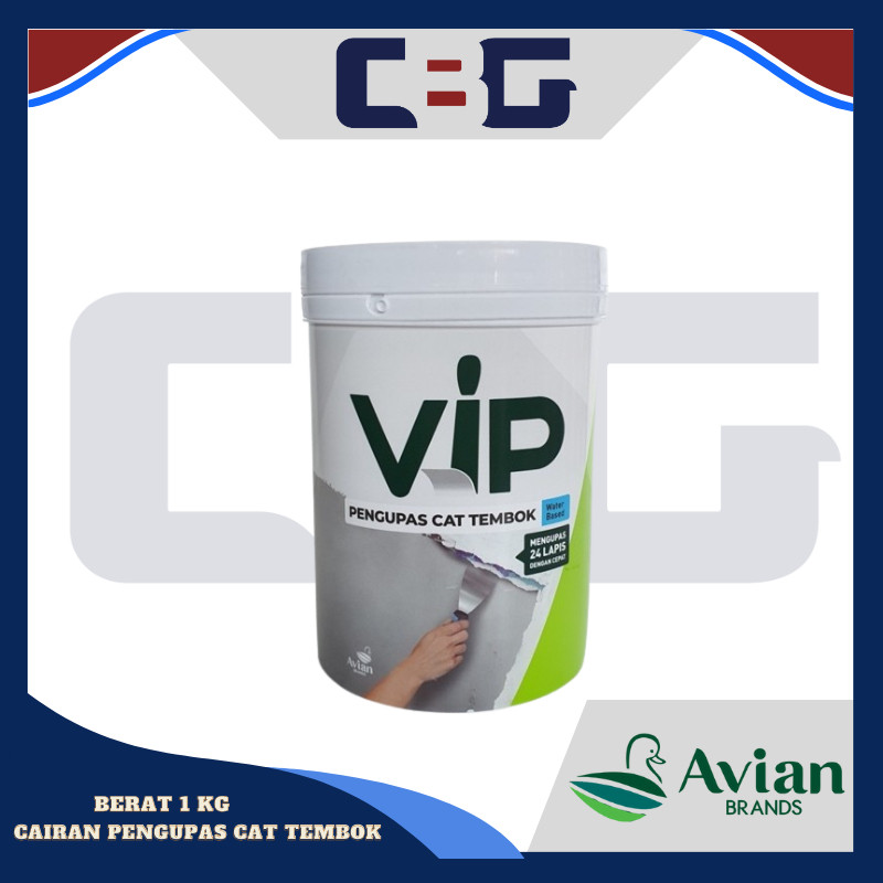 VIP KUPAS CAT TEMBOK/PENGUPAS CAT TEMBOK PAINT REMOVER 1KG