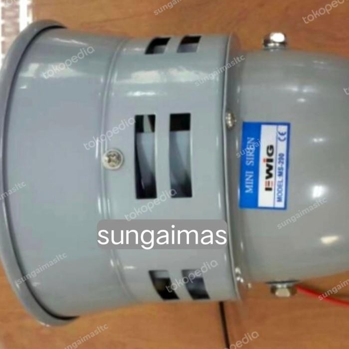 Motor sirine ms-290 220 Volt AC,24 volt DC,12Volt DC merk EWIG - 12 Volt DC