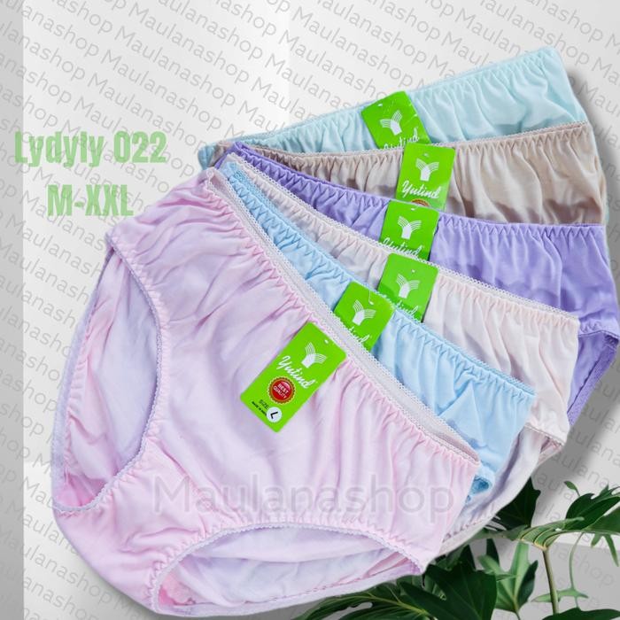 (12Pcs ukuran L) Celana Dalam Wanita Yutind 022 / Cd Wanita / Yutind