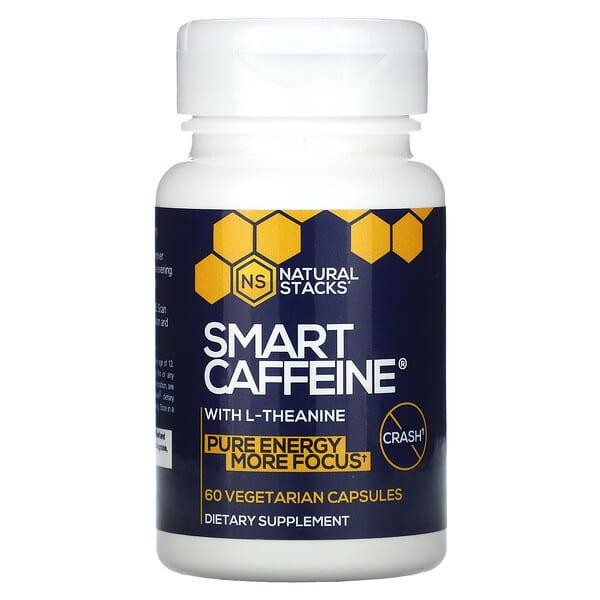 Natural Stacks Smart Caffeine With L Theanine 60 Veg Caps
