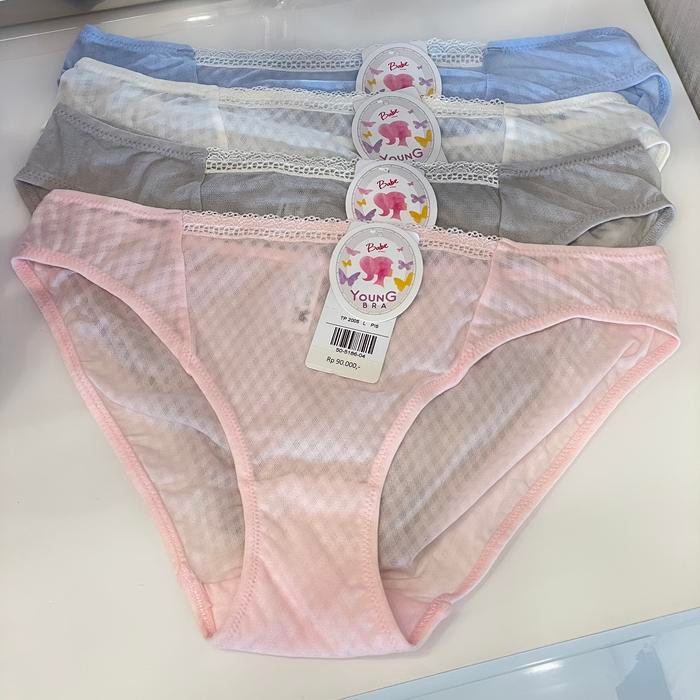 Wacoal Babe Young Mini Panty TP 2005 Renda Atas / Celana Dalam Remaja - Putih, M