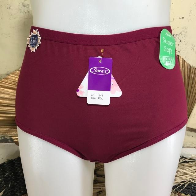 [6PCS] SOREX - CELANA DALAM WANITA 1248 BIG SIZE - EQL/XXXL