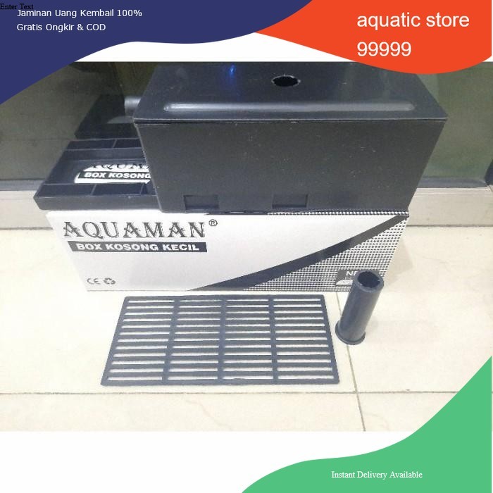 filter box kosong KECIL AQUAMAN top filter atas aquarium
