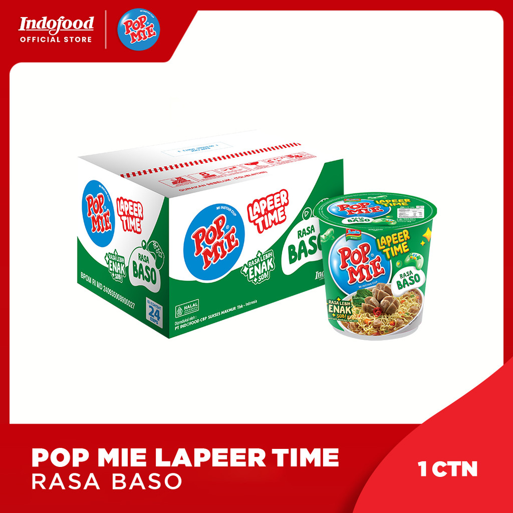

CTN - Pop Mie Baso Lapeer Time 75 g