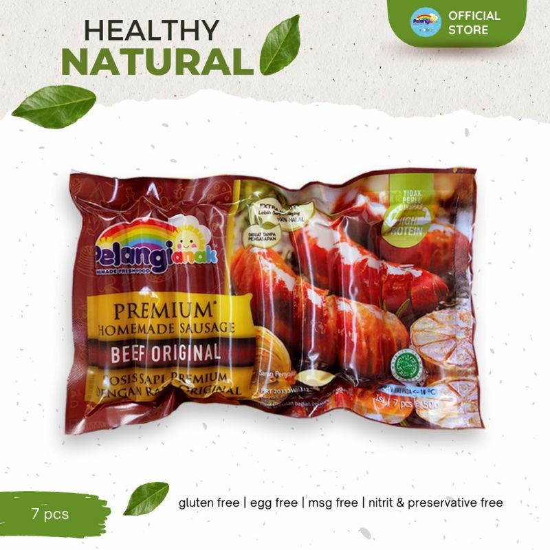 

Terlaris viral Pelangi Anak Sosis Sapi Original Gluten Free - Sosis Sehat Alami Tanpa MSG Tanpa Pengawet Halal Tanpa Nitrit & Pengasapan