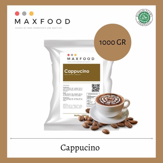 

PROMO!MAXFOOD - Cappucino / Bubuk Minuman Kopi Cappucino 1 KgREADY