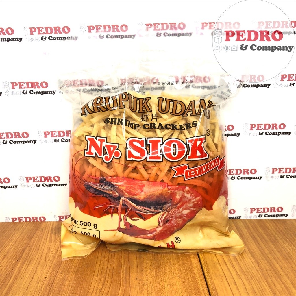 

Ny. Siok STIK Kerupuk Udang / Shrimp Crackers 500 Gr