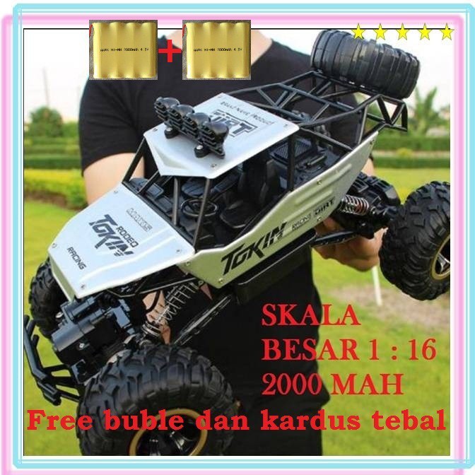 Mainan Mobil Remot RC ROCK CRAWLER SKALA 1.16 2,4GHz 4WD OFFROAD