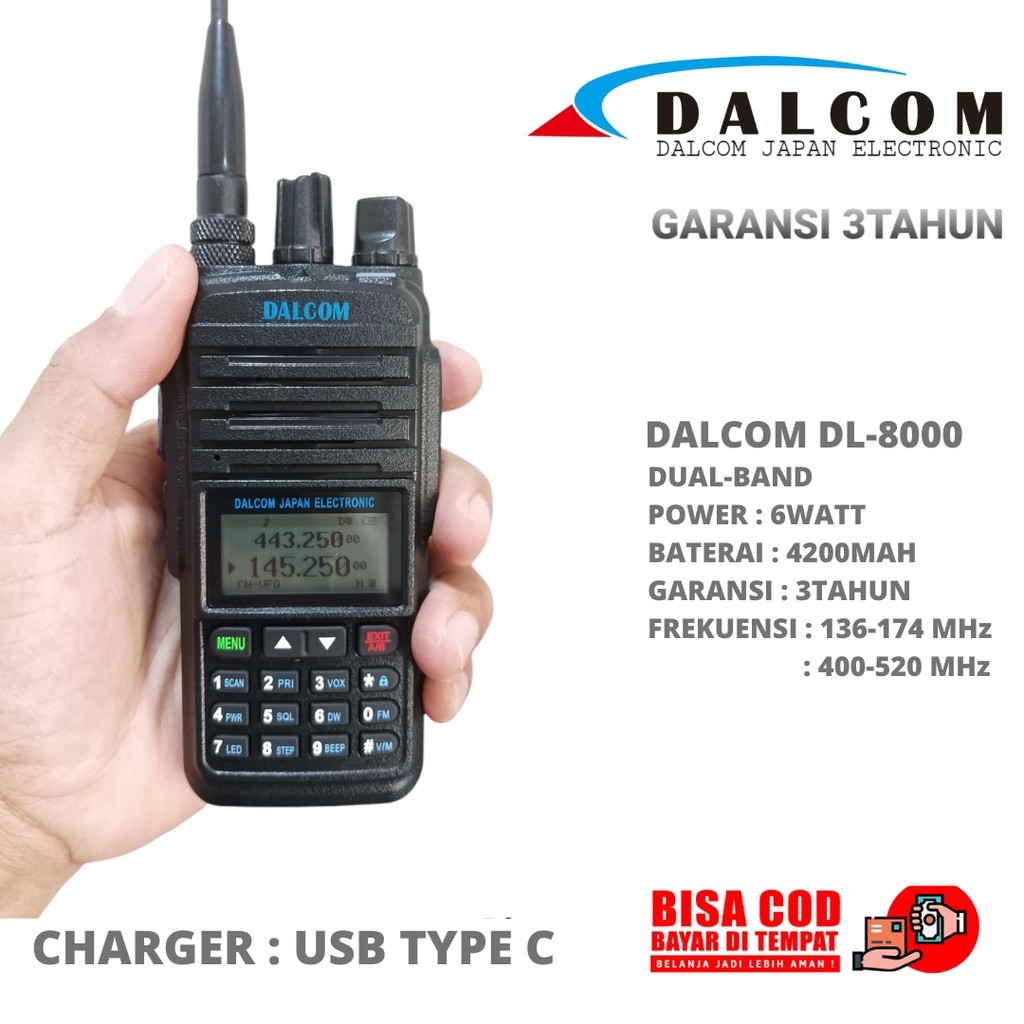 HT DALCOM JAPAN DL-8000 DUAL BAND