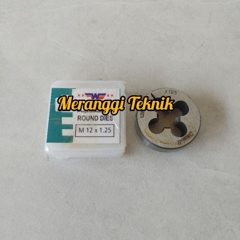 id1685 Mata senai snai tap dies round dies M12 x 1.25 mm M 12 Wipro