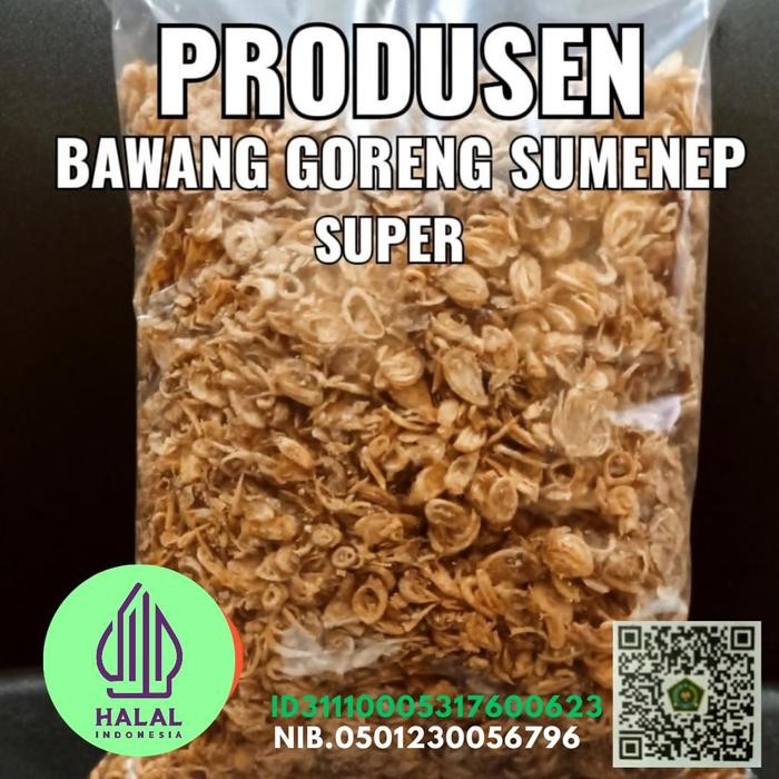 

Bawang Goreng Asli Brebes Gurih Dan Renyah 1 Kilogram.