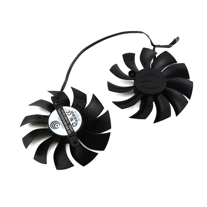 2Pcs PLA09215B12H DC 12V 0.55A 4Pin Cooler Fan Replacement EVGA Geforce GTX 760 770 780 Graphics Car
