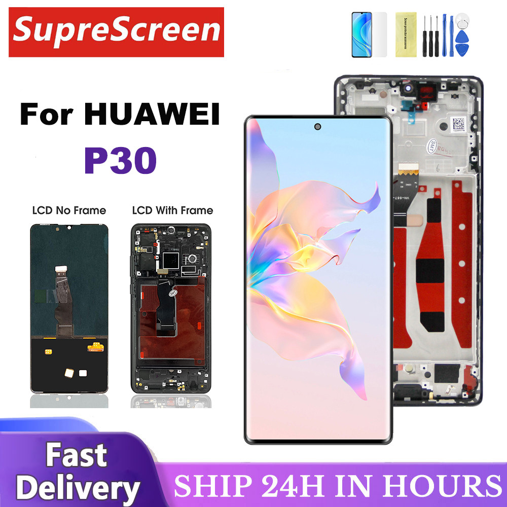 AMOLED For HUAWEI P30 LCD ELE-L29 ELE-L09 ELE-AL00 LCD Touch Screen Digitizer Display For Huawei P30