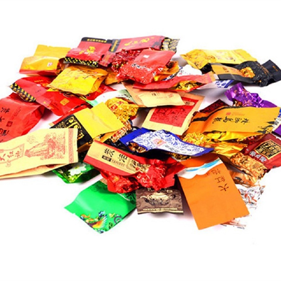

32 Different Tea Package Bags Including Oolong Pu-erh Green Tea Flower Tea Gift Chinese Vacuum Plastic package Bags