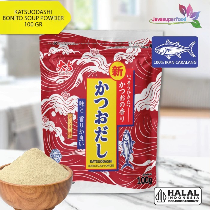 

Daikichi Katsuodashi Merah 100gr Halal
