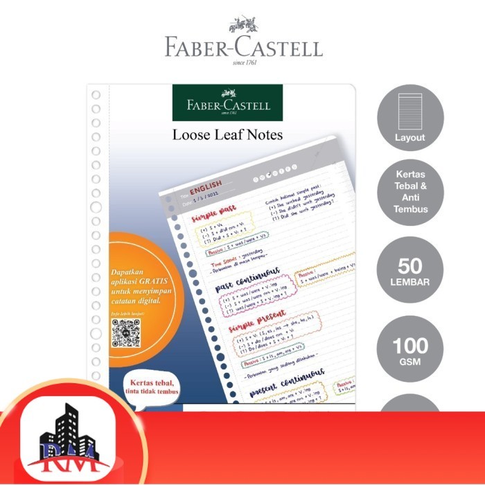 

Termurah dan Terlaris di Makassar Faber Castell Kertas Binder Loose Leaf Digital B5 50 lbr Garis Biasa