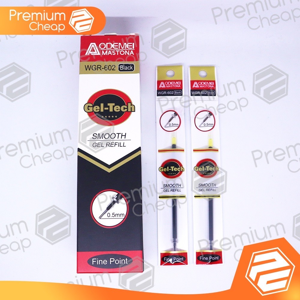 

HH [20 PCS] Refill Gel Pen 0.5 mm ODEMEI warna HITAM