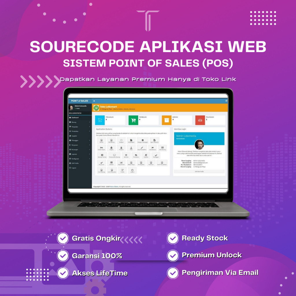Sourecode Aplikasi Web Sistem Point of Sales (POS)
